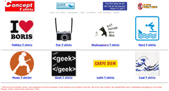 Desktop Screenshot of concepttshirts.co.uk